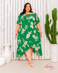 Plus Size Tecido Duna Estampado com Lastex