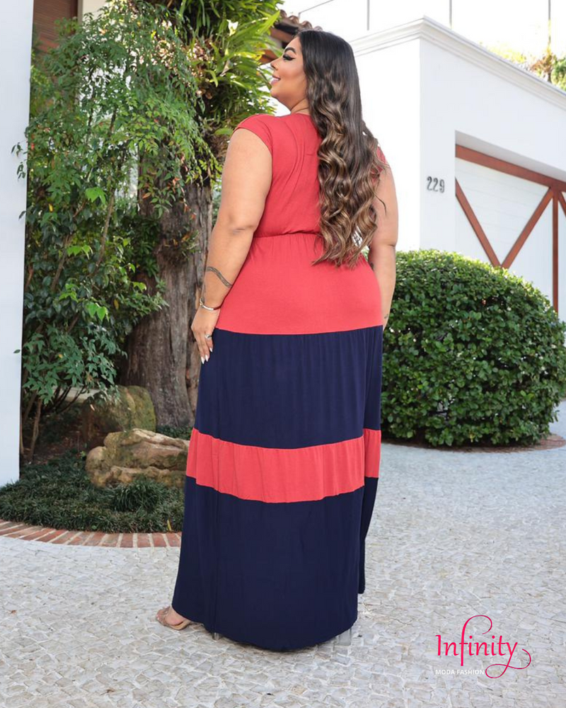 Vestido Longo Soraya Plus Size