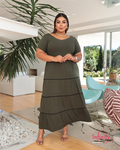 Vestido Plus Size Georgia Viscolycra