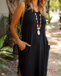 Vestido Curto Comfy Com Bolso Viscolycra